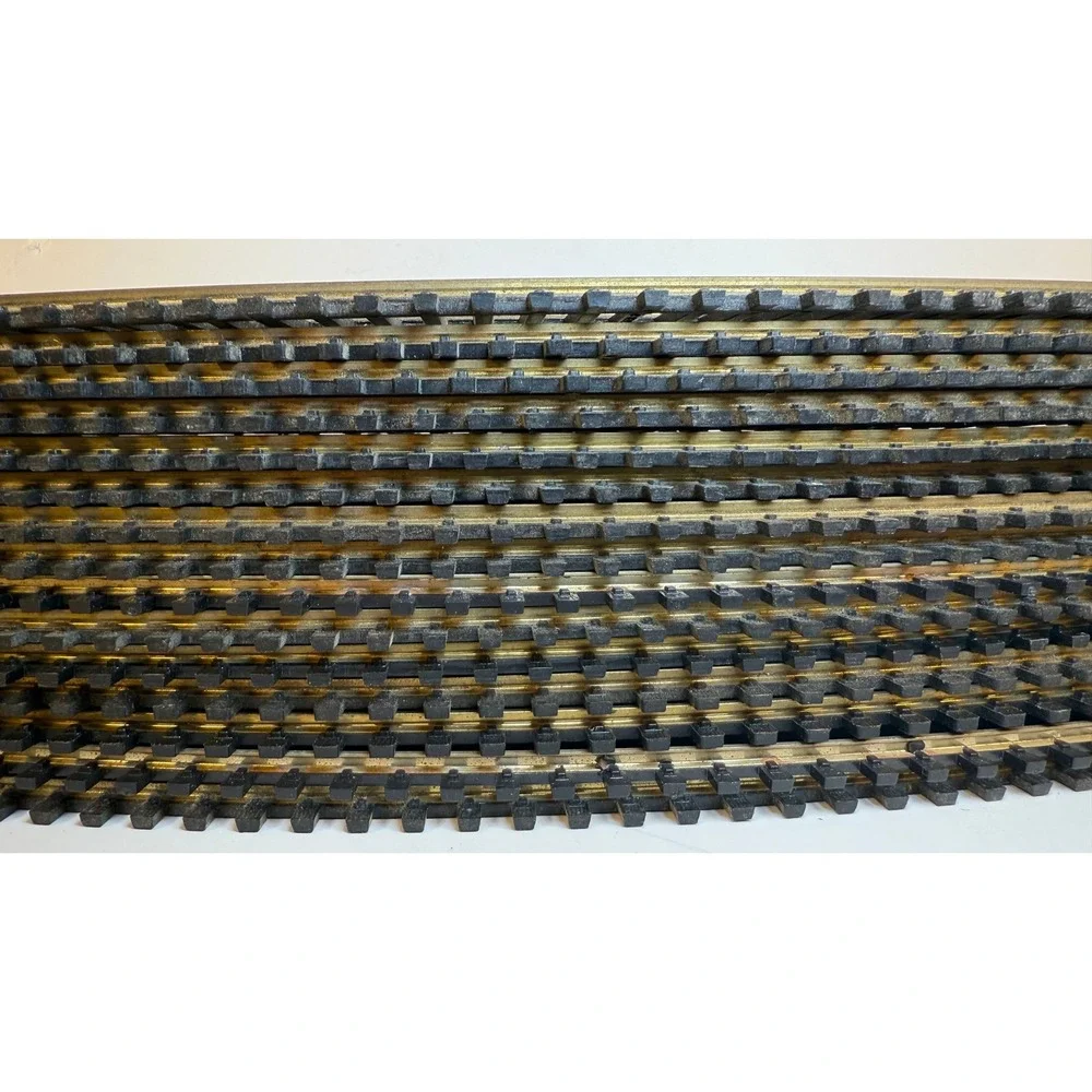 Vintage 1970s HO Scale Brass Model Feller Garnet Train Track Lot Italy 36 Pieces